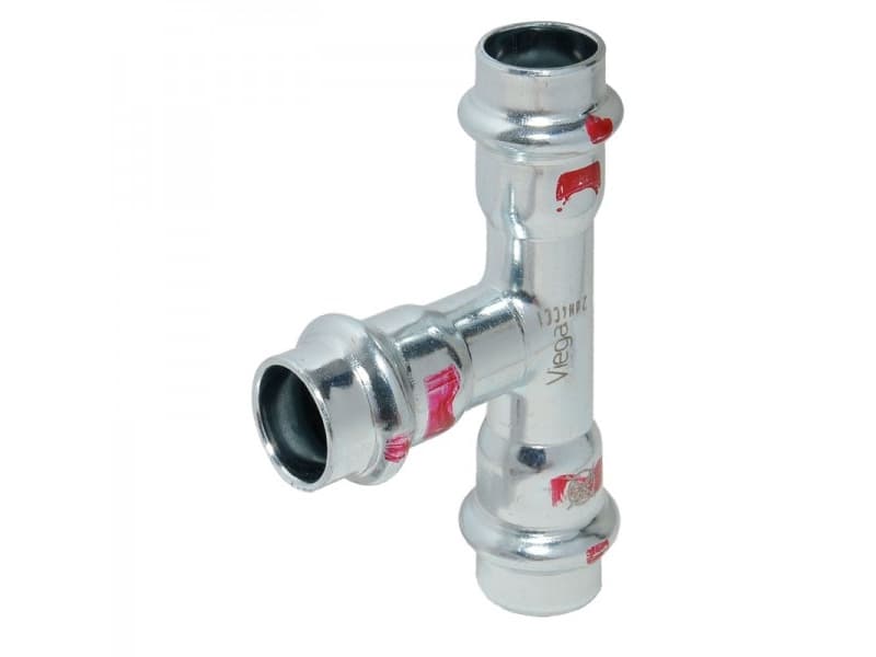 Prestabo T-stykke 35 mm forzinket stål