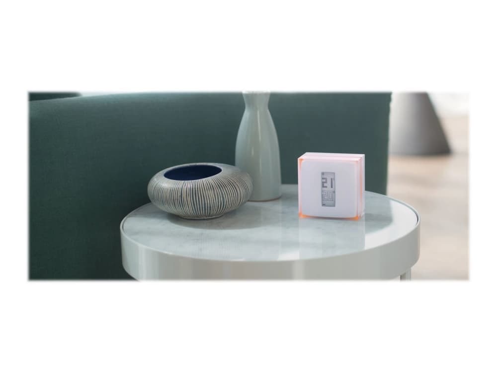 Netatmo Thermostat, RF, 802.11b, , Wi-Fi 4 (802.11n), 2,4 GHz, Läpikuultava, Valkoinen, 100 m, 5 - 30 °C