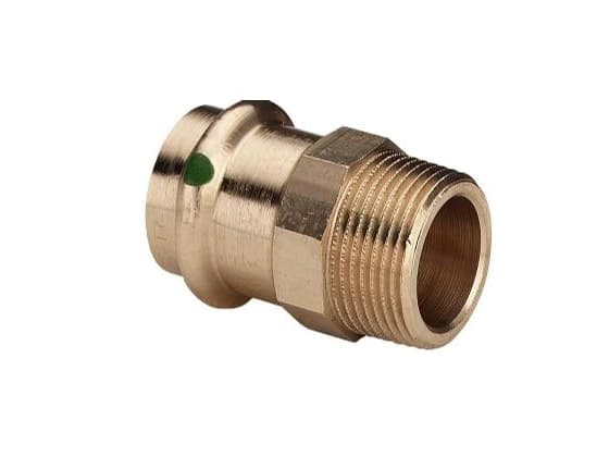 VIEGA Sanpress siirtymä 11/2-42 mm punaisista tavaroista hiha/nänni, SC-muoto