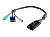 ATEN KA7120-AX, PS/2, PS/2, VGA, Monivärinen, RJ-45, 1 x RJ-45