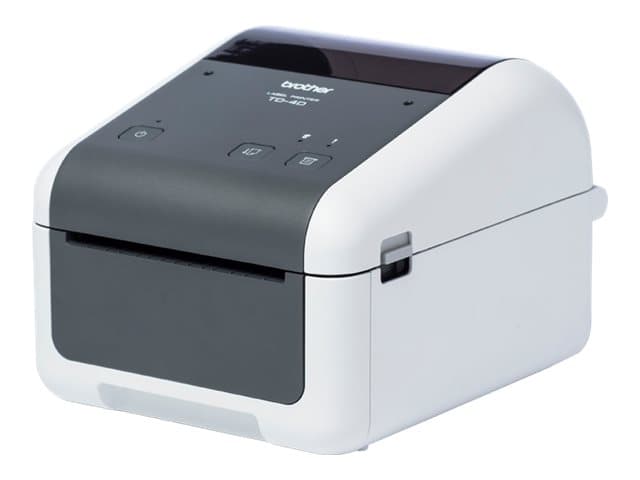 Brother TD-4520DN, Suoralämpö, 300 x 300 DPI, 203 mm/s, Langallinen, Harmaa, Valkoinen
