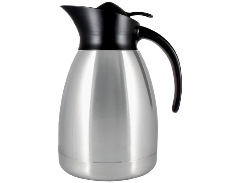 Ståltermoskanna 1,3l Borstad