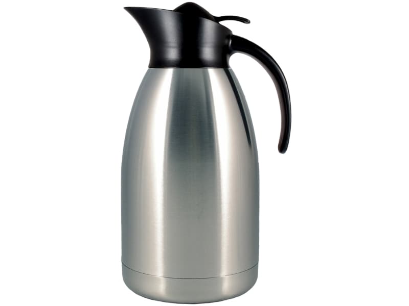 Ståltermoskanna 2,0 l Borstad