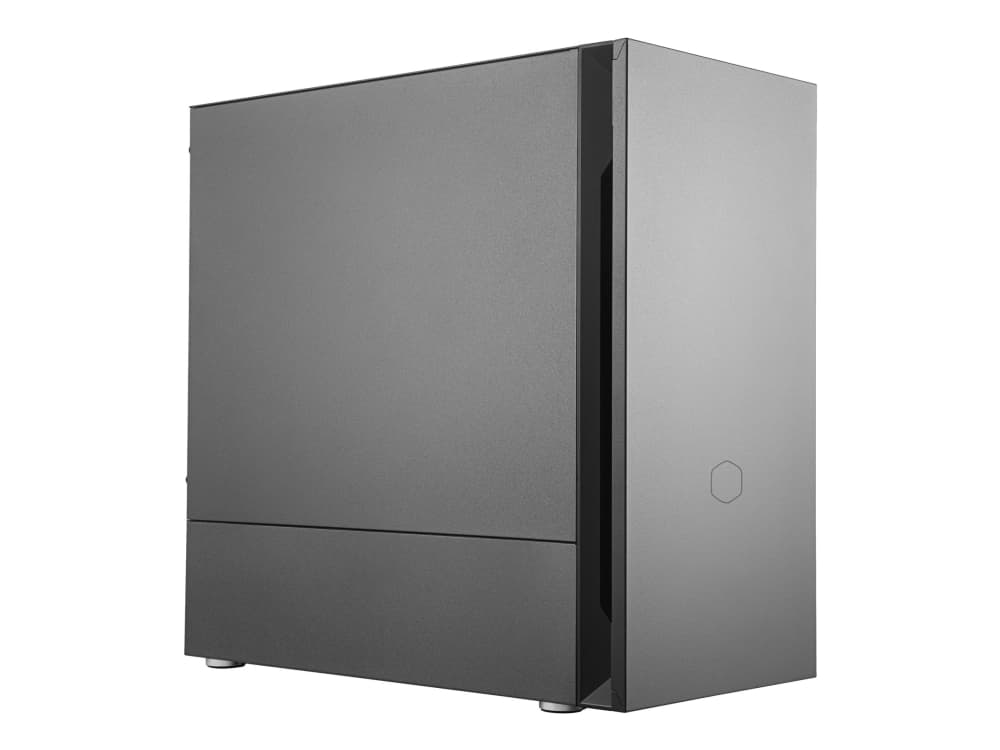 Cooler Master Silencio S400, Midi Tower, PC, Musta, mikro ATX, Mini-ITX, Muovi, Terästä, 16,7 cm