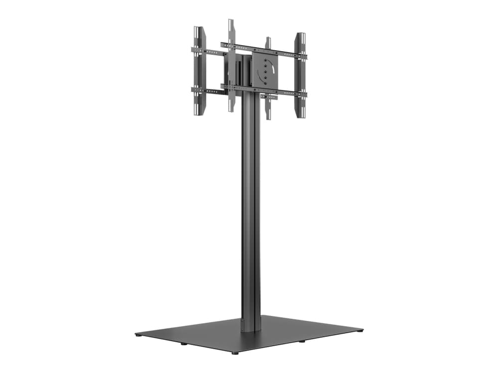 Multibrackets M Public Display Stand 180 HD Back to Back Black w. Floorbase - jalusta - 2 LCD-näytölle - alumiini, teräs - musta - näytön koko: 55-80 - lattiatelineet