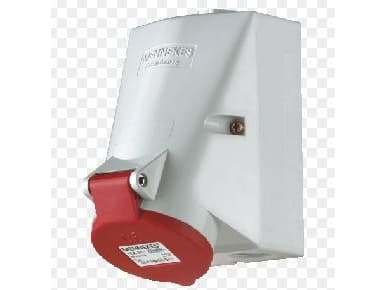 CEE-seinäpistorasia 4-napainen 32A 400V IP44 1425