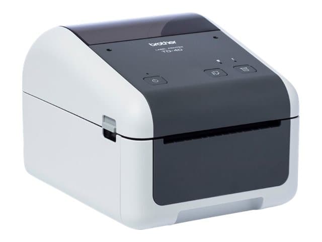 Brother TD-4410D, Suoralämpö, 203 x 203 DPI, 203 mm/s, Langallinen, Harmaa, Valkoinen
