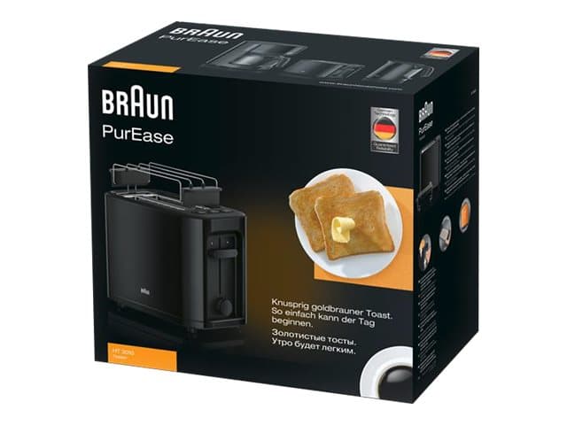 Braun PurEase HT3010 BK - Puhdistuslaite - 2 skive - 2 Holdere - lajittelu
