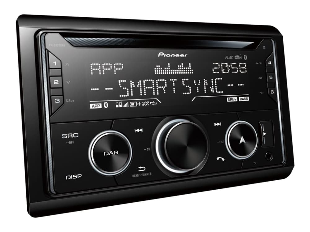 Pioneer FH-S820DAB - Auto - CD-vastaanotin - Sisäänrakennettava - Double-DIN - 50 wattia x 4 kpl