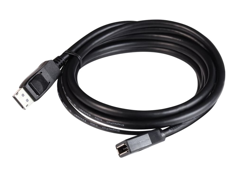 club3D DisplayPort-jatkokaapeli DisplayPort-liitin, DisplayPort-liitäntä 3,00 m Musta CAC-1023 DisplayPort-kaapeli