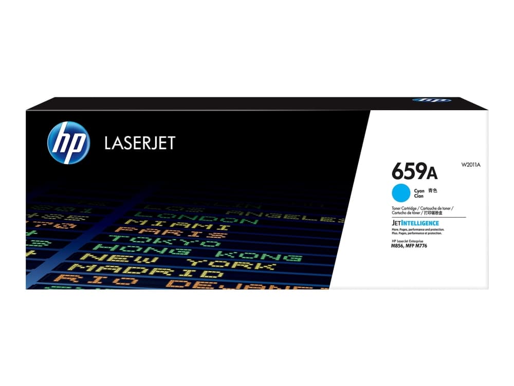HP LaserJet 659A alkuperäinen syaani - värikasetti, 13000 sivua, Syaani, 1 kpl