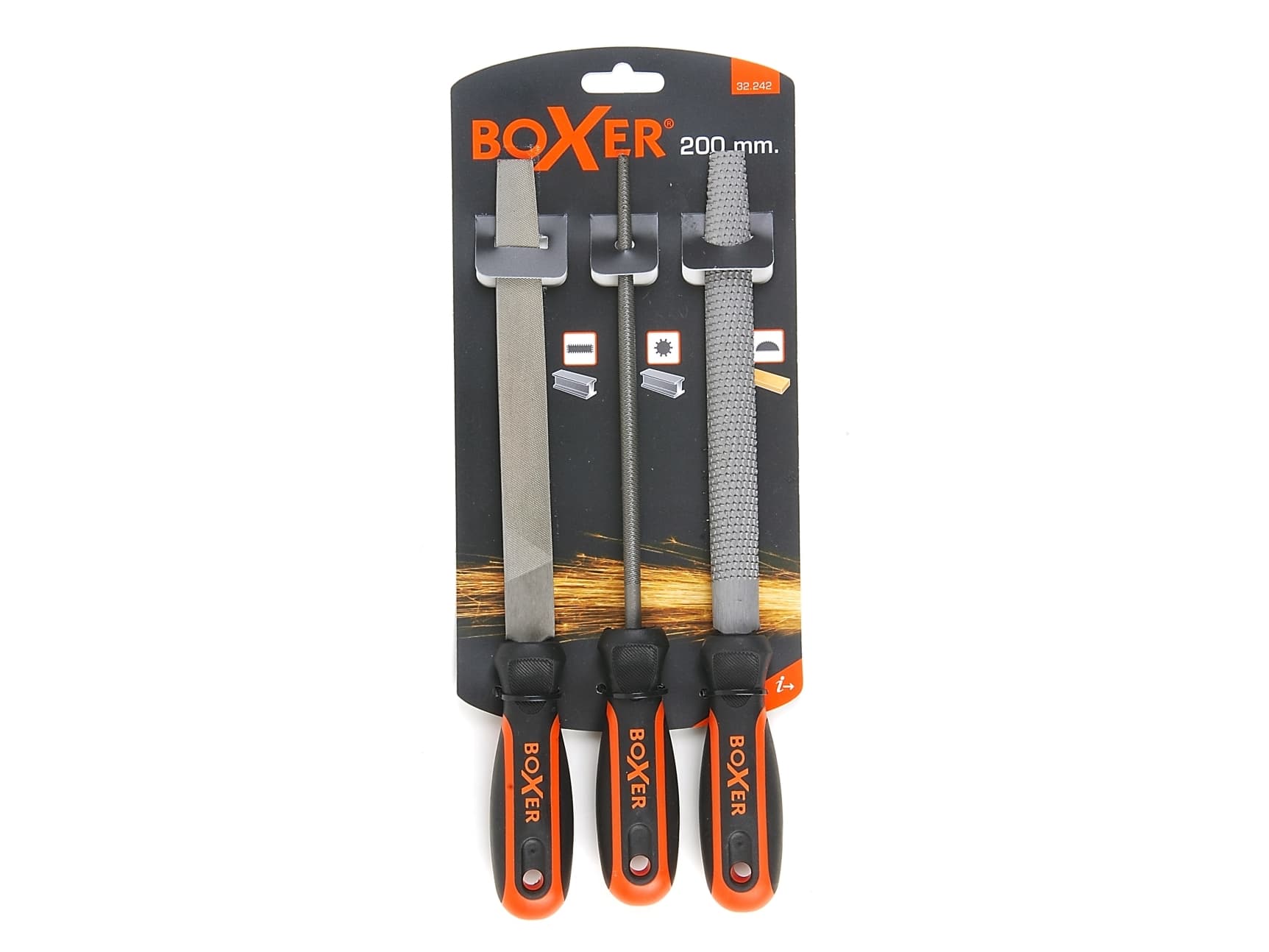 Boxer®-viilusarja 200 mm. 3 osaa