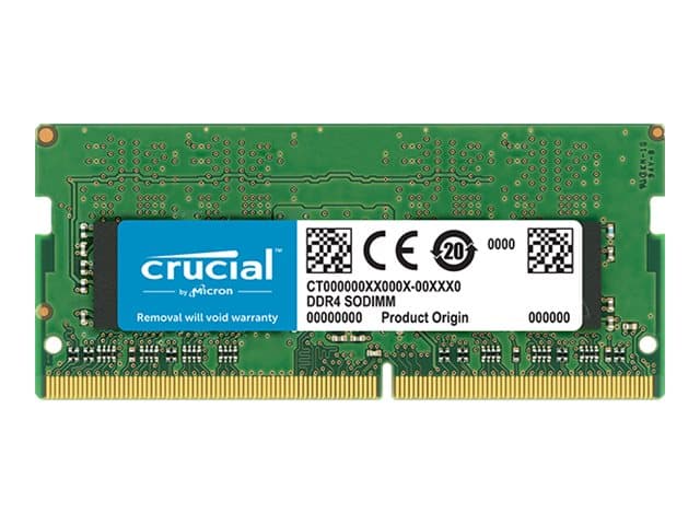 Crucial - DDR4 - modul - 32 GB - SO DIMM 260-PIN - 3200 MHz / PC4-25600 - CL22 - 1,2 V - ikke bufferet - ikke-ECC