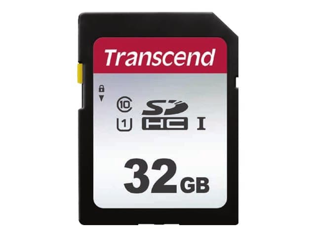 Transcend 300S, 32 GB, SDHC, Luokka 10, NAND, 95 MB/s, 20 MB/s