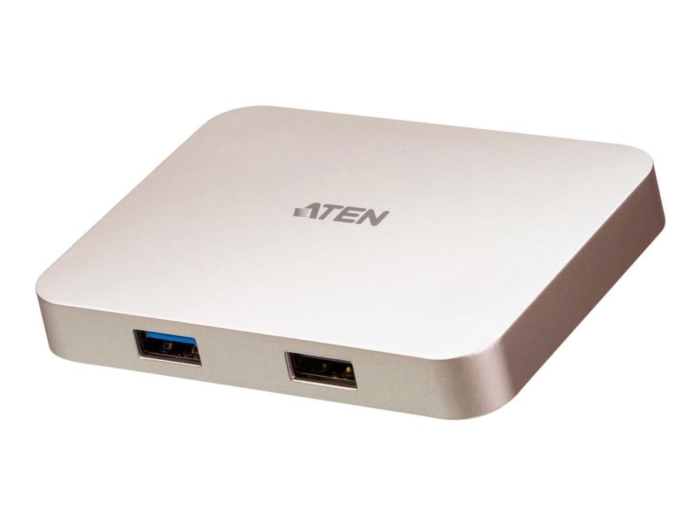 ATEN UH3235, USB 2.0 Type-C, 60 W, Ruusukulta, HDMI, USB 2.0, USB 3.2 Gen 1 (3.1 Gen 1) Type-A, USB 3.2 Gen 1 (3.1 Gen 1) Type-C, Muovi, RoHS