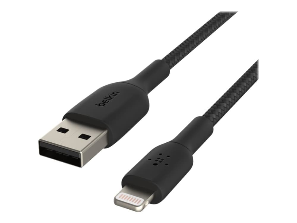 Belkin BoostCharge - Lightning-kaapeli - Lightning-uros - USB-uros - 1 m - musta