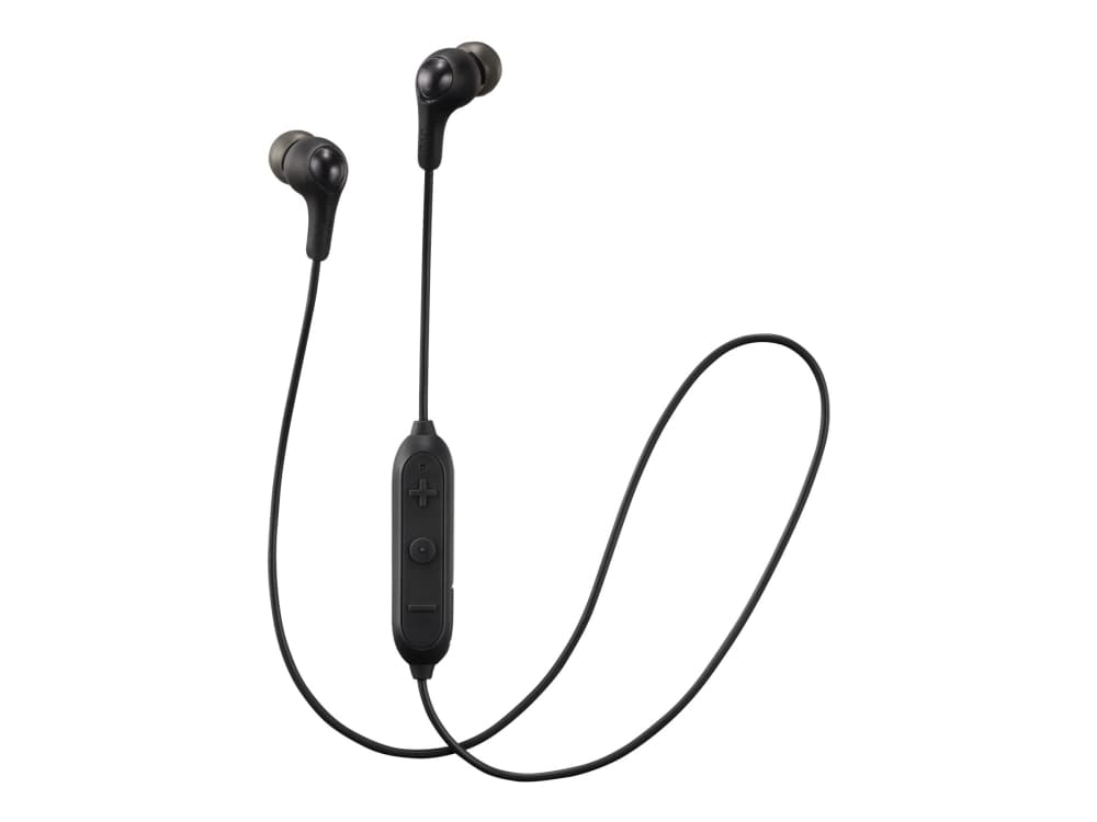 JVC HA-FX9BT Gumy - Kuulokkeet mikrofonilla. - korvassa - Bluetooth - langaton - musta