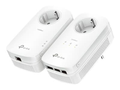 TP-LINK AV1300�Passhrough�Powerline�KIT Qualcomm 3 Gigabit�porttia 1300Mbps 2x2 MIMO HomePlug AV2 Uusi PLC Utility Twin Pack -paketti