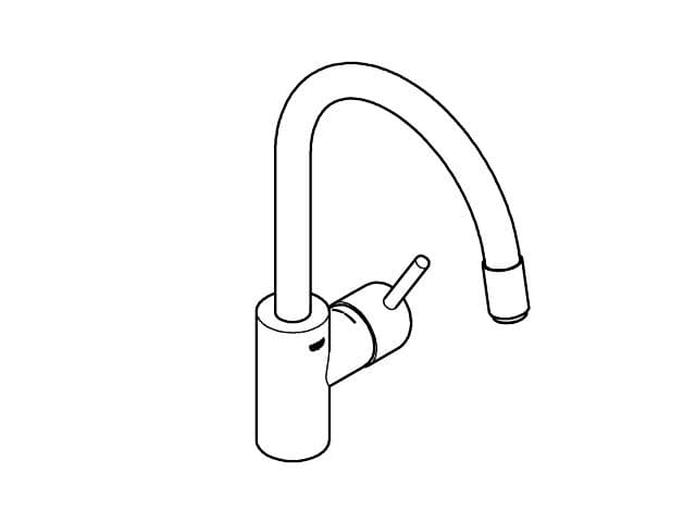 GROHE 32663003, Kylpyhuoneen lavuaari