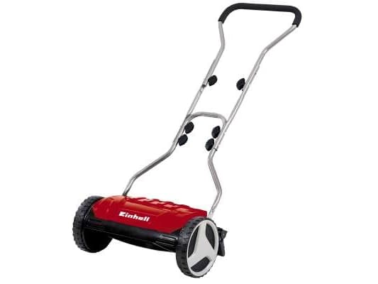 Einhell GE-HM 38 S, Työnnettävä ruohonleikkuri, 38 cm, 1,3 cm, 3,8 cm, 250 m², Sylinteriterät