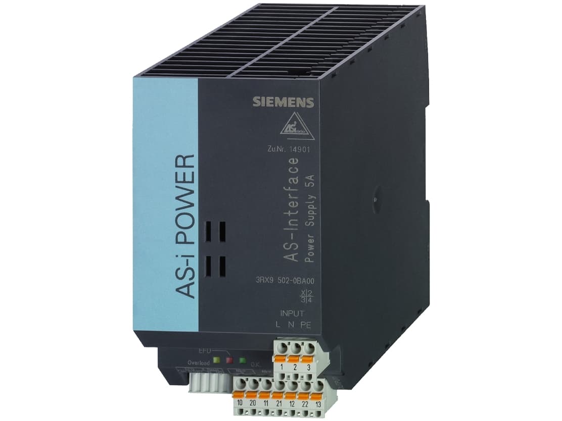 Siemens 3RX9502-0BA00 Strømforsyning til DIN-skinne (DIN-kisko)