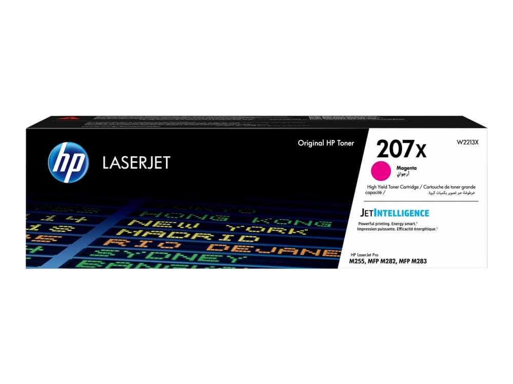HP 207X alkuperäinen riittoisa magenta LaserJet -värikasetti, 2450 sivua, Magenta, 1 kpl