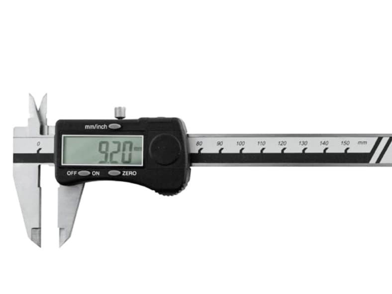 Digitaalinen työntömitta 0-150 x 0,01 mm, leuan pituus 40 mm