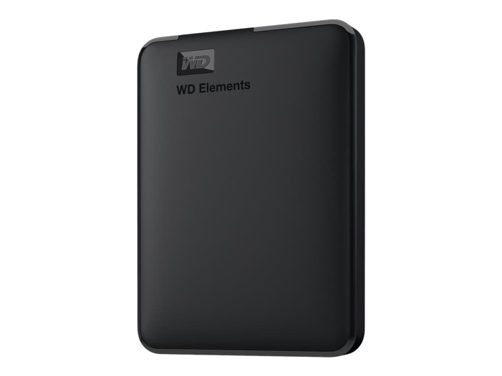 Western Digital Elements Portable, 5 TB, 3.2 Gen 1 (3.1 Gen 1), Musta