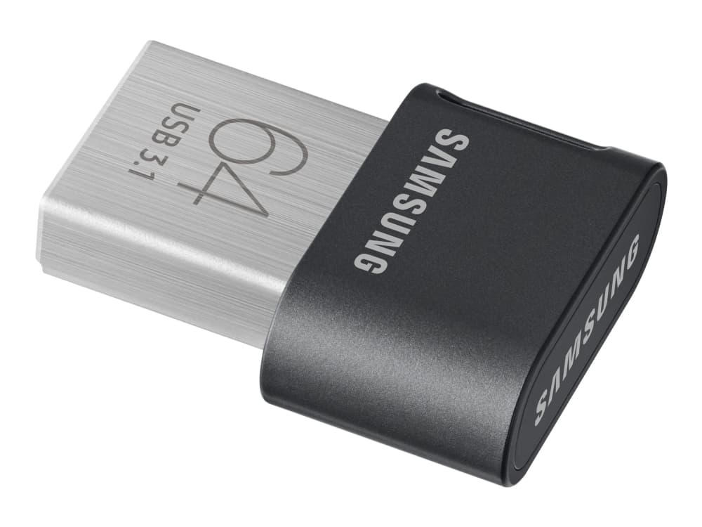 Samsung MUF-64AB, 64 GB, USB A-tyyppi, 3.2 Gen 1 (3.1 Gen 1), 300 MB/s, Ilman suojusta, Harmaa, Hopea