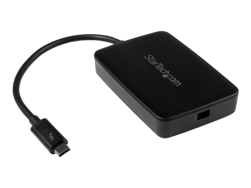 StarTech.com Thunderbolt 3 - Thunderbolt 2 -sovitin, TB3 kannettava tietokone TB2-näyttöihin ja -laitteisiin, Thunderbolt 2 20Gbps tai Thunderbolt 1 10Gbps, TB3 TB2-muunnin, TB3-sertifioitu, Windows & Mac - 8 tuuman liitäntäkaapeli (TBT3TBTADAP) - Thunderbolt-sovitin - Mini DisplayPort (hun) til USB-C (han) - 28 cm - lajittelu - P/N: TB3DK2DPM2, TB3DK2DPPDUE, TB3DKDPMAW, TB3DKDPMAWUE, TB3DOCK2DPPD, TB3DOCK2DPPU, TB3DOCK2DPPU varten