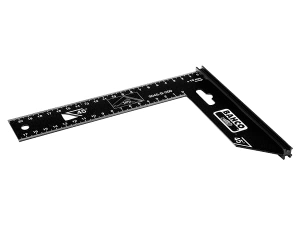 Bahco 9045-B-400, Puusepän suorakulma, Musta, Terästä, cm, mm, 1 mm, 41 cm
