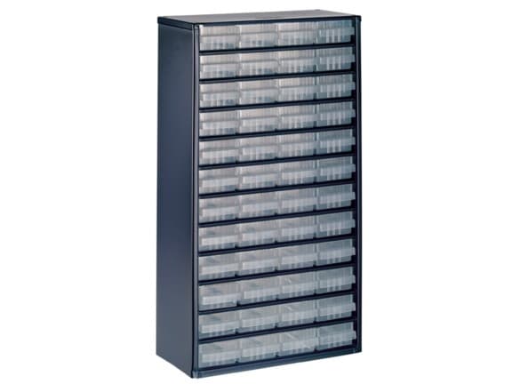 raaco Cabinet 1248-01, Sininen, Terästä, 48 laatikko(a), 39,6 kg, 306 mm, 150 mm