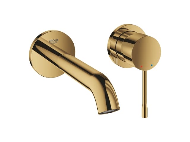 Grohe Essence 2-reikäinen pesuallashana M-koko - kiillotettu messinki
