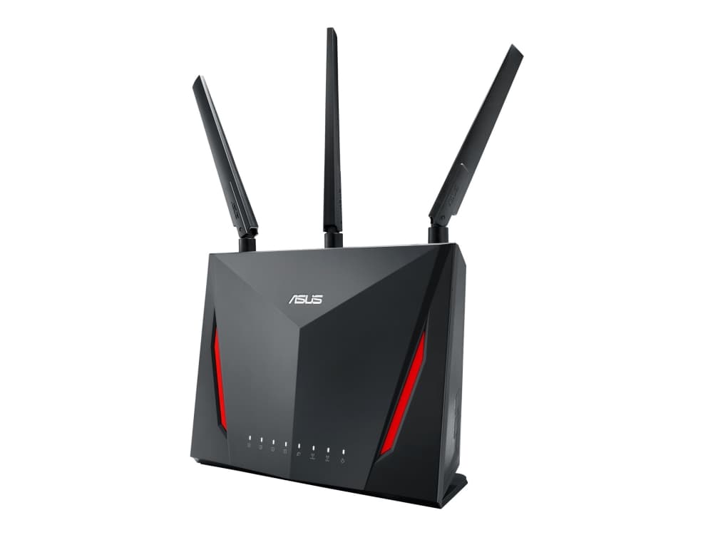 ASUS RT-AC2900, Wi-Fi 5 (802.11ac), Kaksitaajuus (2,4 GHz/5 GHz), Ethernet LAN, Musta, Pöytäreititin