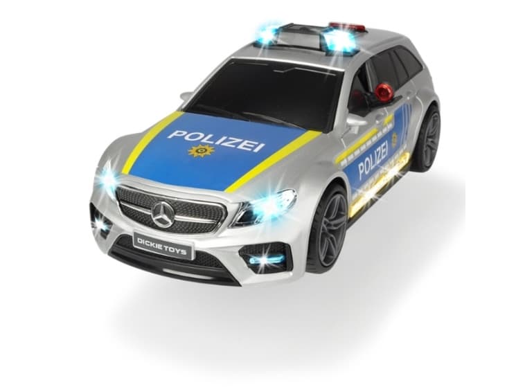 Dickie Toys Mercedes Benz E43 AMG Police, Auto, Police, 3 vuosi/vuosia, Musta, Sininen, Hopea, Keltainen