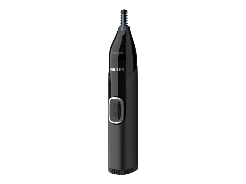 Philips 5000 series Nose trimmer series 5000 NT5650/16 Nenä-, korva- ja kulmakarvojen tarkkuustrimmeri, Musta, Ruostumaton teräs, Akku, AA, Alkali, Kulmakarva