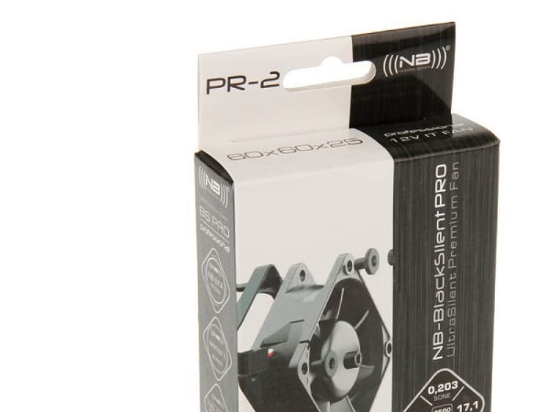 NoiseBlocker BlackSilentPRO PR-2 - Kotelotuuletin - 60 mm (ITR-PR-2)