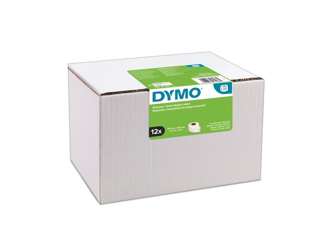DYMO LW - Lähetys- ja nimitarrat - 54 x 101 mm - S0722420, Valkoinen, Itse kiinnittyvä tulostintarra, Paperi, Kiinteä, Suorakulmio, LabelWriter