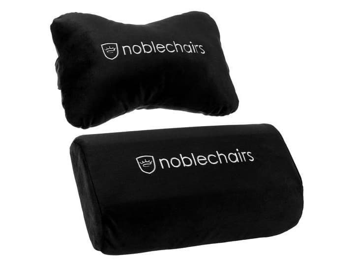 noblechairs Cushion set, Musta, Valkoinen, 2 kpl