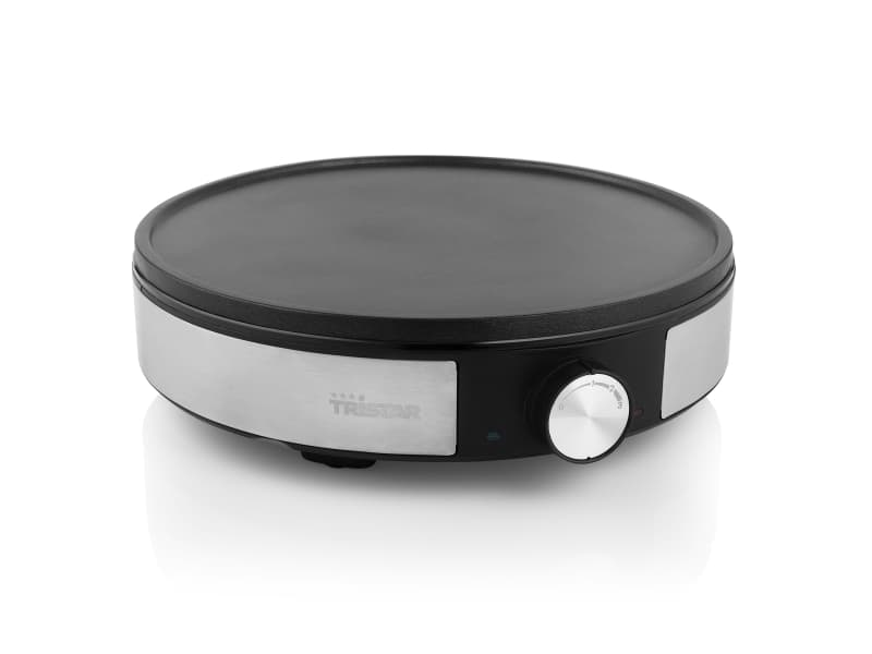 Vohvelikone Tristar Crepe maker BP-2638 1200 W, Leivonnaisten määrä 1, Crepe, Hopea