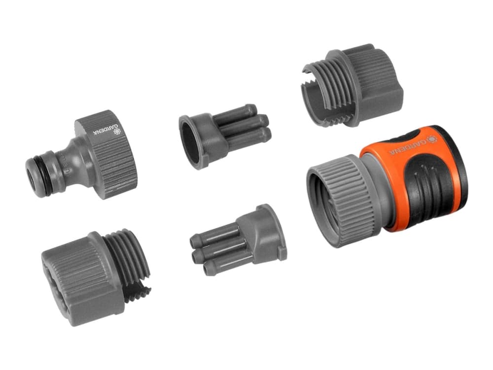 Gardena 5316-20, Pistoolin/sprinkelin liitin, Harmaa, Oranssi