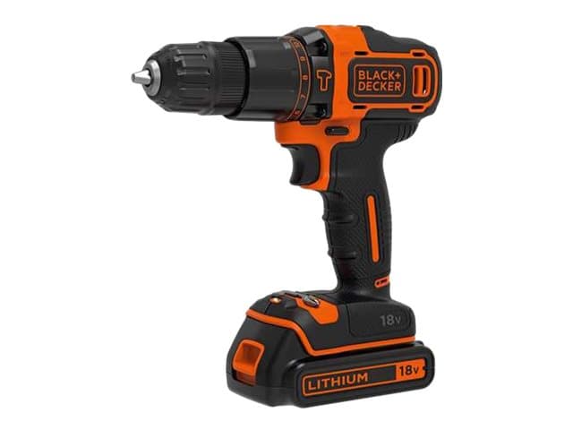 Black & Decker BDCHD18KB-QW, Pistooliporakone, Avaimeton, Musta, Oranssi, 1 cm, 2,5 cm, 1 cm