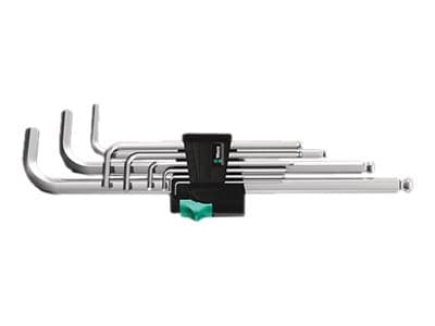 Wera 950/9 Hex-Plus 1 - kuusiokoloavainsarja - 9-osainen - puristinkiinnityksessä