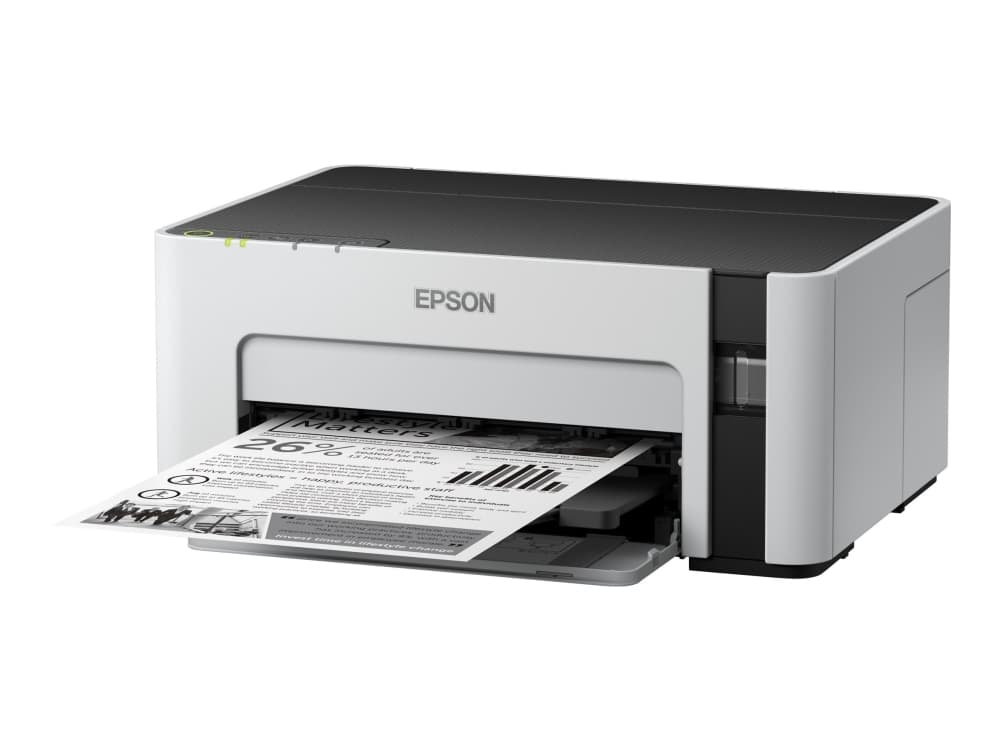 Epson EcoTank M1120, 1440 x 720 DPI, 1, A4, 15000 sivua kuukaudessa, 32 ppm, Musta, Valkoinen