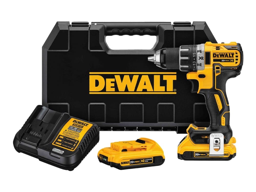 DeWALT DCD791D2-QW - Porakone/porakone - akkuporakone - 2-nopeuksinen - avaimeton porakärry 13 mm - 70 N-m - 2 akkua - 18 V