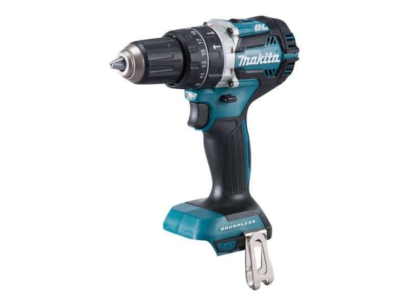 Makita DHP484Z - Vasaraporakone/ruuvinväännin - akkuporakone - 2-nopeuksinen - avaimeton porapatruuna 13 mm - 54 N-m - ei akkua - 18 V