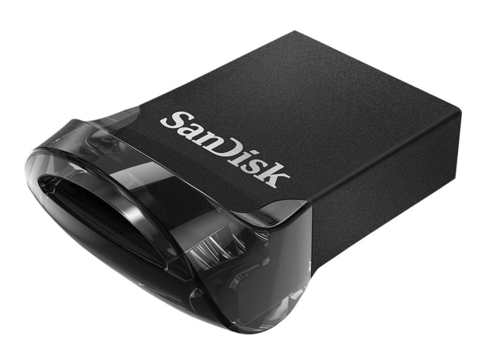SanDisk Ultra Fit, 16 GB, USB A-tyyppi, 3.2 Gen 1 (3.1 Gen 1), Ilman suojusta, Musta