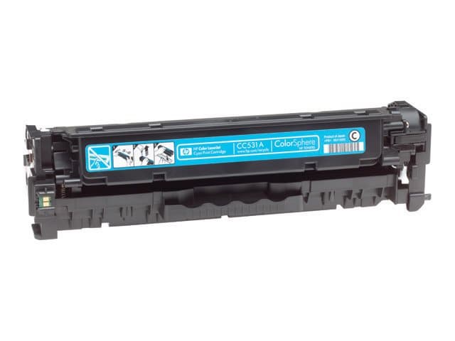 HP 304A - syaani - alkuperäinen - LaserJet - värikasetti (CC531A) - Color LaserJet CM2320fxi, CM2320n, CM2320nf, CP2025, CP2025dn, CP2025n, CP2025x, CP2025n, CP2025n, CP2025x - värilasereihin