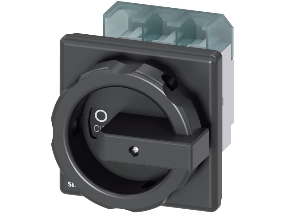 Siemens 3LD2504-0TK51, 3P, Sort, 690 V, 400 V, 6000 V, CSA, UL, VDE, EAC, CE, LRS