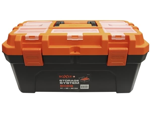 Boxer® Værktøjskasse 20 med opbevaring i låg 50,7 × 25,4 × 25,9 cm